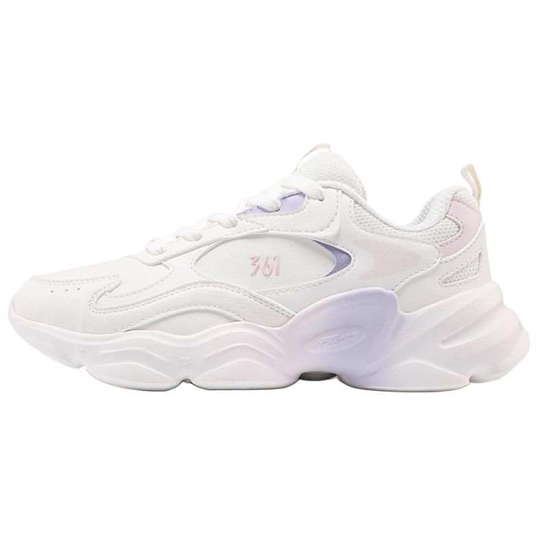 361° Low top Casual Shoes Women's Feather White Pink Litchi