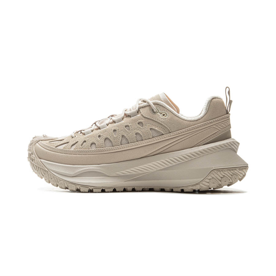 Li-Ning Li Ning Slip Resistant Abrasion Resistant Low top Casual Shoes Unisex Khaki