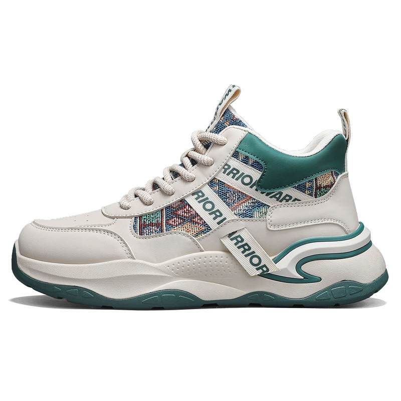 WARRIOR Casual Shoes Men's High Top Khaki/Green