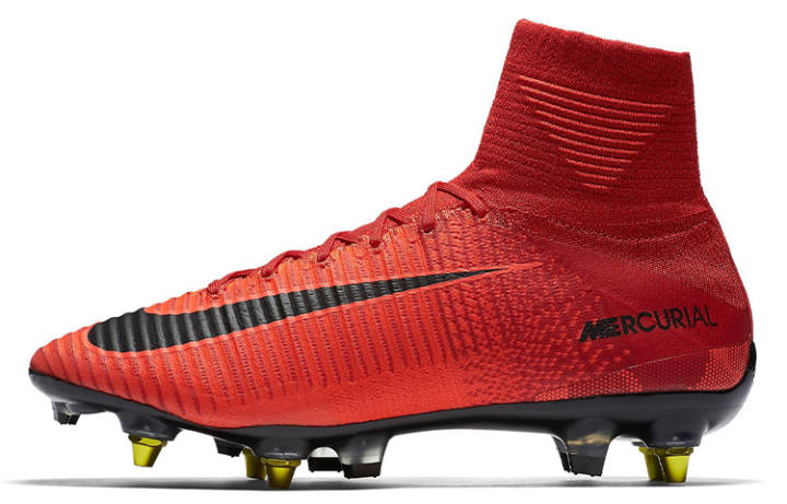 Nike Nike Mercurial Superfly 5 Soccer Shoes Men's Mid Top Red/Black