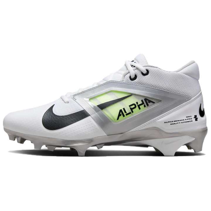 Nike Nike Alpha Menace 4 Pro White Metallic Silver Photon Dust Black