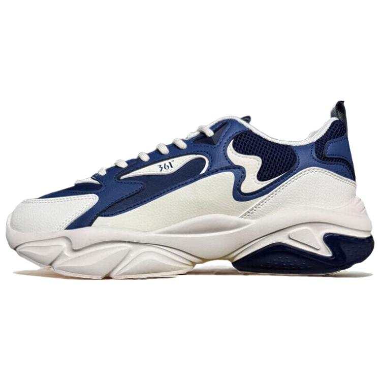 361° Slip Resistant Abrasion Resistant Slip Resistant Abrasion Resistant Low top Casual Shoes Men's White Blue