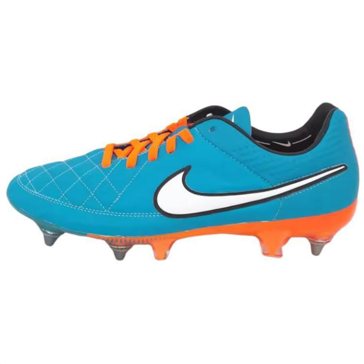 Nike Nike Slip Resistant Coverage Support Balance Soccer Shoes Unisex Blue Orange