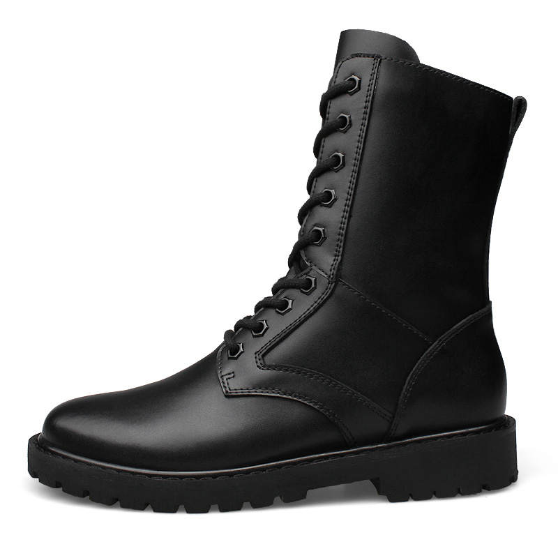 BAGE BAGE Combat Boots Unisex Black