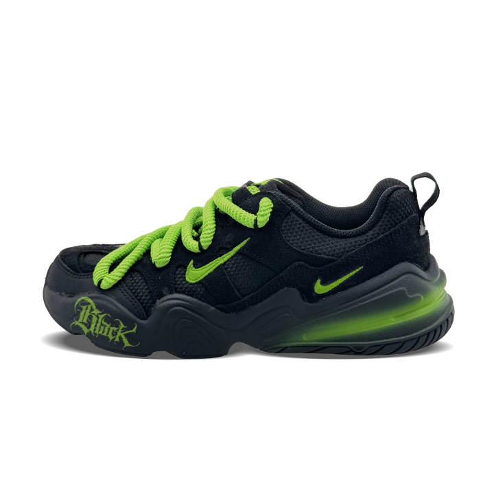 Nike Nike Tech Hera Abrasion Resistant Low top Casual Shoes Unisex Black Green