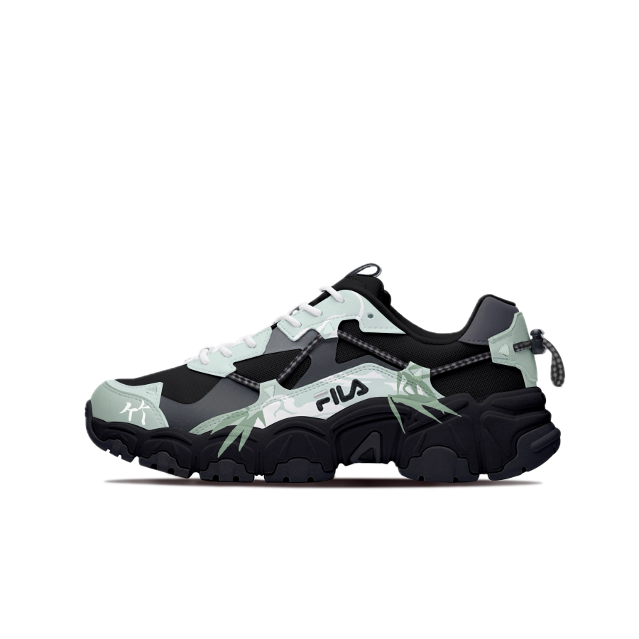 FILA FLUID V2 Cow Leather Slip Resistant Abrasion Resistant Low top Casual Shoes Unisex