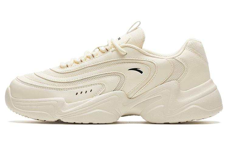 Anta Versatile Abrasion Resistant Abrasion Resistant Low top Casual Shoes Women's Beige