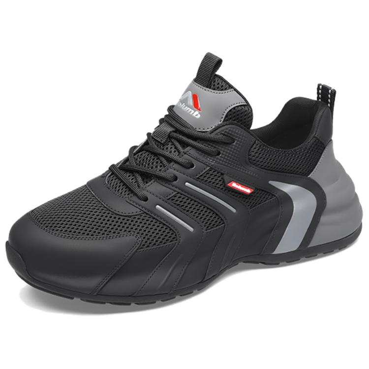 Kolumb Slip Resistant, Breathable, And Lightweight Low top Casual Shoes Men's Black Gray