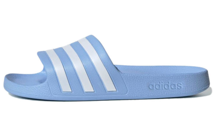 Adidas Adidas Adilette Aqua Slides 'Blue White' Women's