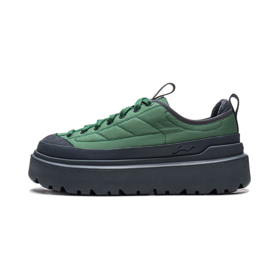 Li-Ning Li Ning Cocoa Cushioning Slip Resistant Abrasion Resistant Coverage Lightweight Rebound Low top Casual Shoes Women's
