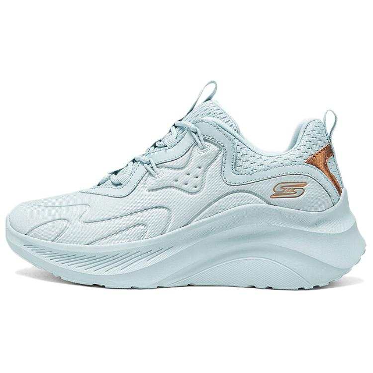 Skechers Bob's Breathable Rebound Breathable And Resilient Low top Casual Shoes Women's Gray