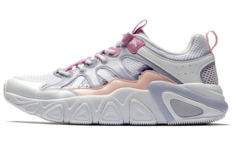 361° Casual Shoes Women's Low Top White/Purple