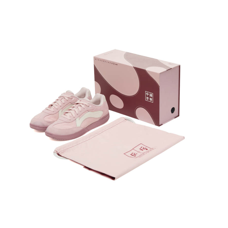 Li-Ning Li Ning Low top Casual Shoes Unisex Light Pink Red