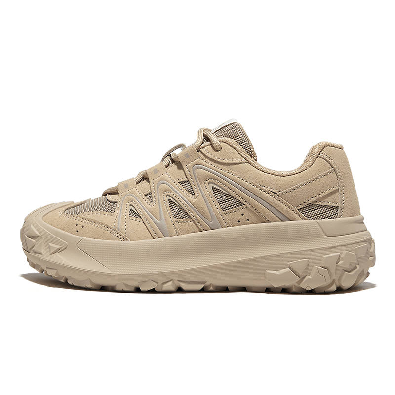 FEIYUE Slip-Resistant Abrasion-Resistant Low-top Outdoor Shoes Women's Khaki