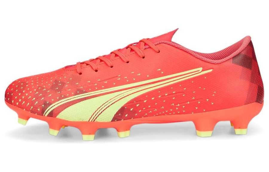 PUMA Ultra Play AG Artificial Ground Abrasion Resistant Breathable Abrasion Resistant Breathable Soccer Shoes Men's Red