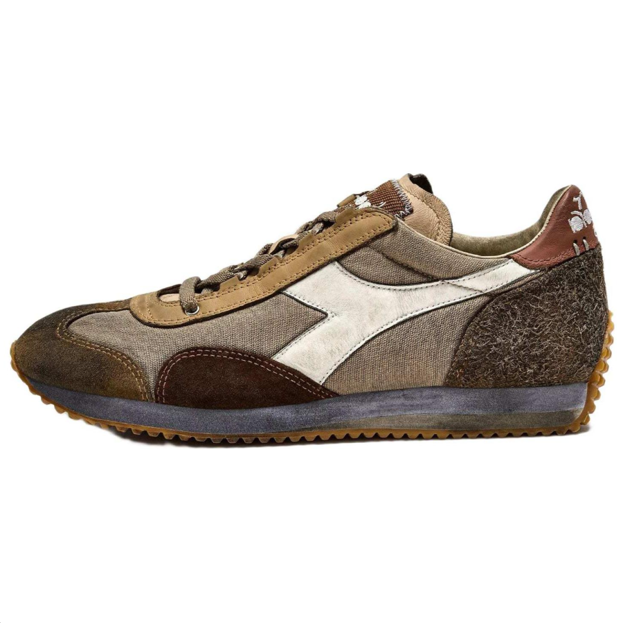 Diadora Slip Resistant Abrasion Resistant Low top Casual Shoes Women's Brown
