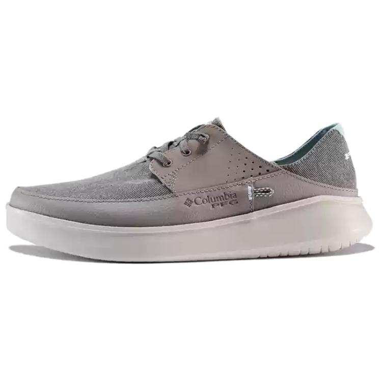 Columbia PFG Slip Resistant Abrasion Resistant Slip Resistant Abrasion Resistant Low top Casual Shoes Men's Gray