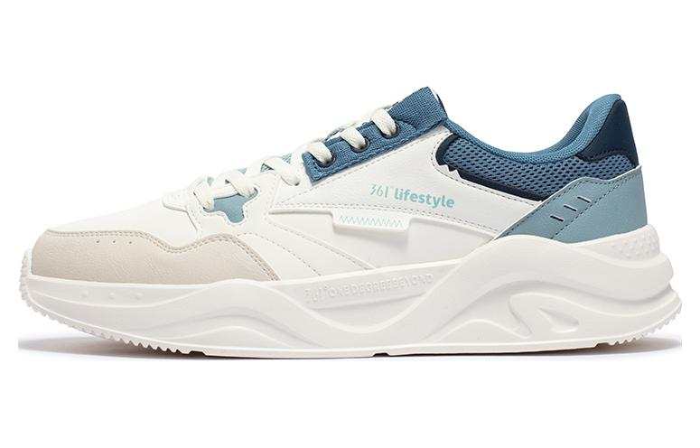 361° Slip Resistant Abrasion Resistant Low top Casual Shoes Men's White Blue