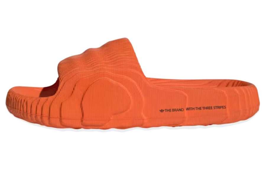 Adidas Originals ADILETTE 22 Quiet Slide Slippers Unisex Orange