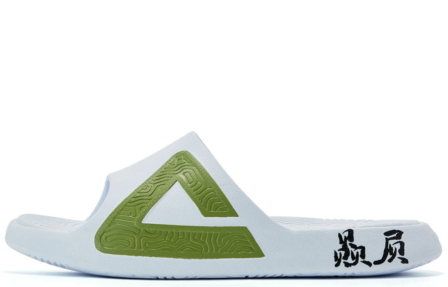 PEAK IDX x PEAK Statistic Sandals Slide Slippers Women's White Green