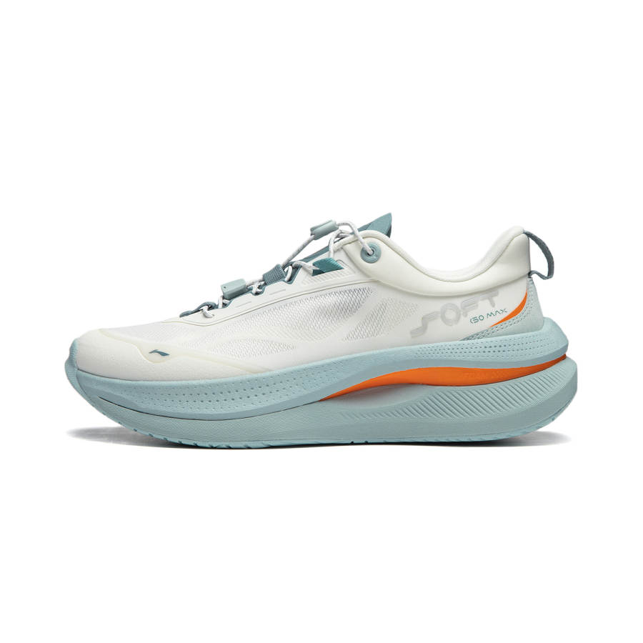 Li-Ning Li Ning SOFT GO MAX Slip Resistant, Abrasion Resistant, Rebound Low top Casual Shoes Men's White Blue