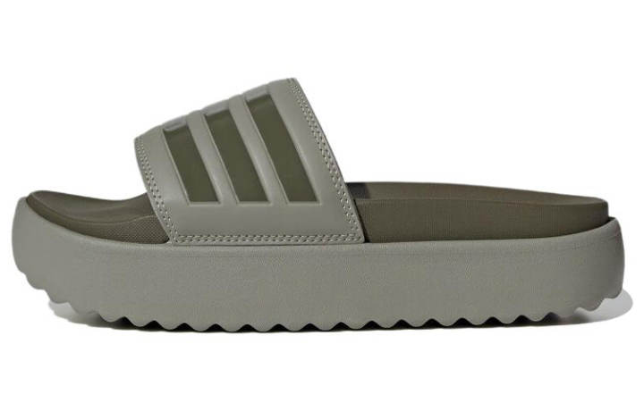 Adidas Adidas Wmns Adilette Platform Slide 'Pebble Olive Strata' Women's