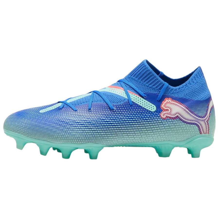 PUMA FUTURE 7 PRO FG Rubber Long Studs AG Rubber Short Studs Soccer Shoes Men's Blue Green
