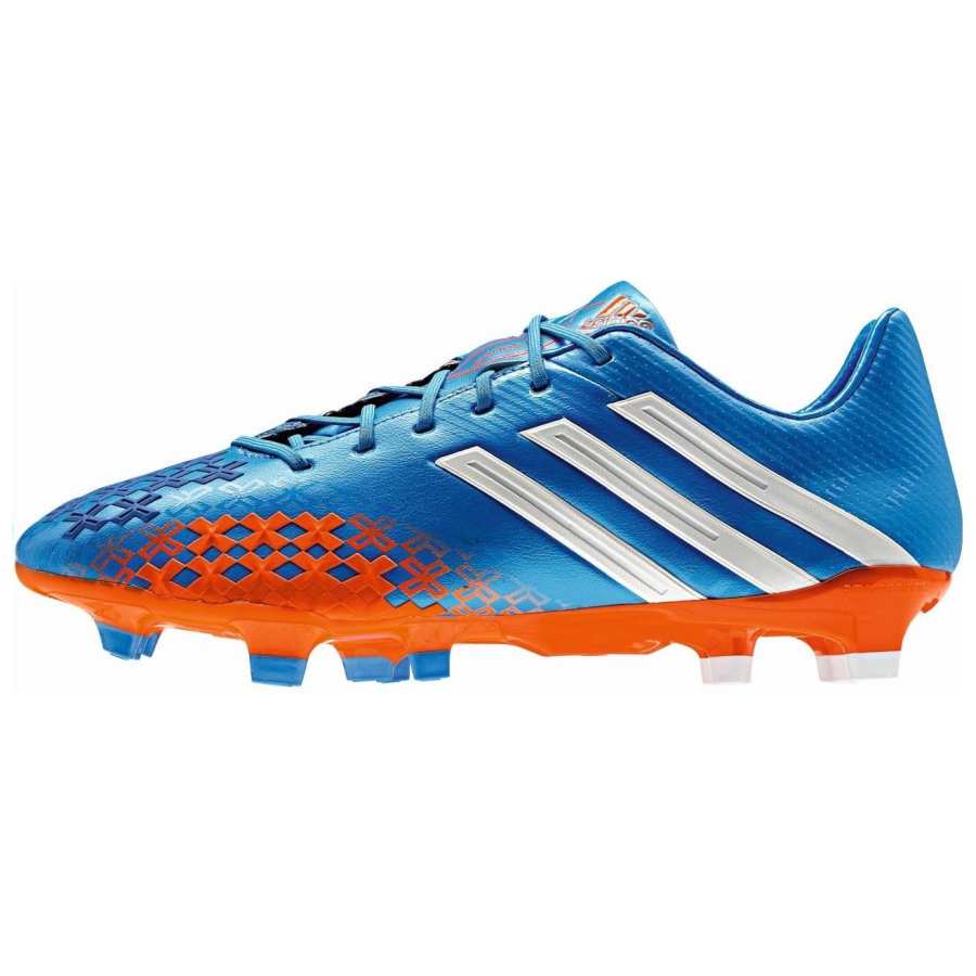 Adidas Adidas Predator LZ TRX FG Firm Ground Slip Resistant Abrasion Resistant Soccer Shoes Men's Blue