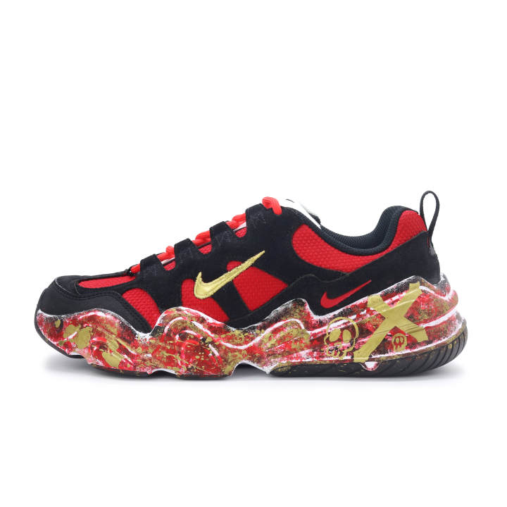 Nike Nike Tech Hera Casual Shoes Unisex Low Top Red/Black/White/Gold