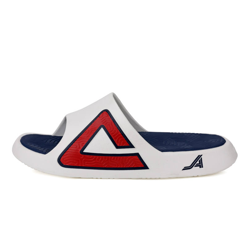 PEAK State Pole Slip Resistant Odor Resistant Slide Slippers Women's White Blue