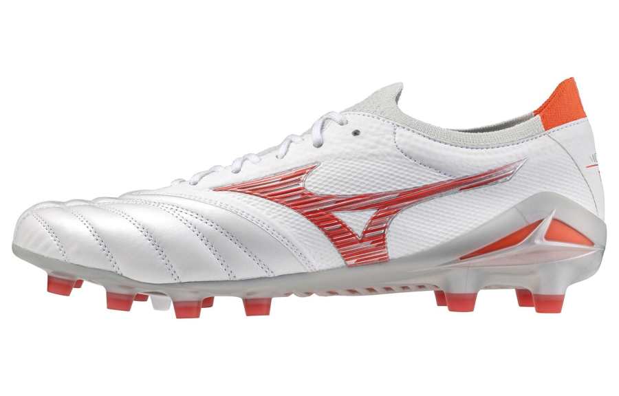 Mizuno FG Firm Ground Slip Resistant Abrasion Resistant Soccer Shoes Unisex White