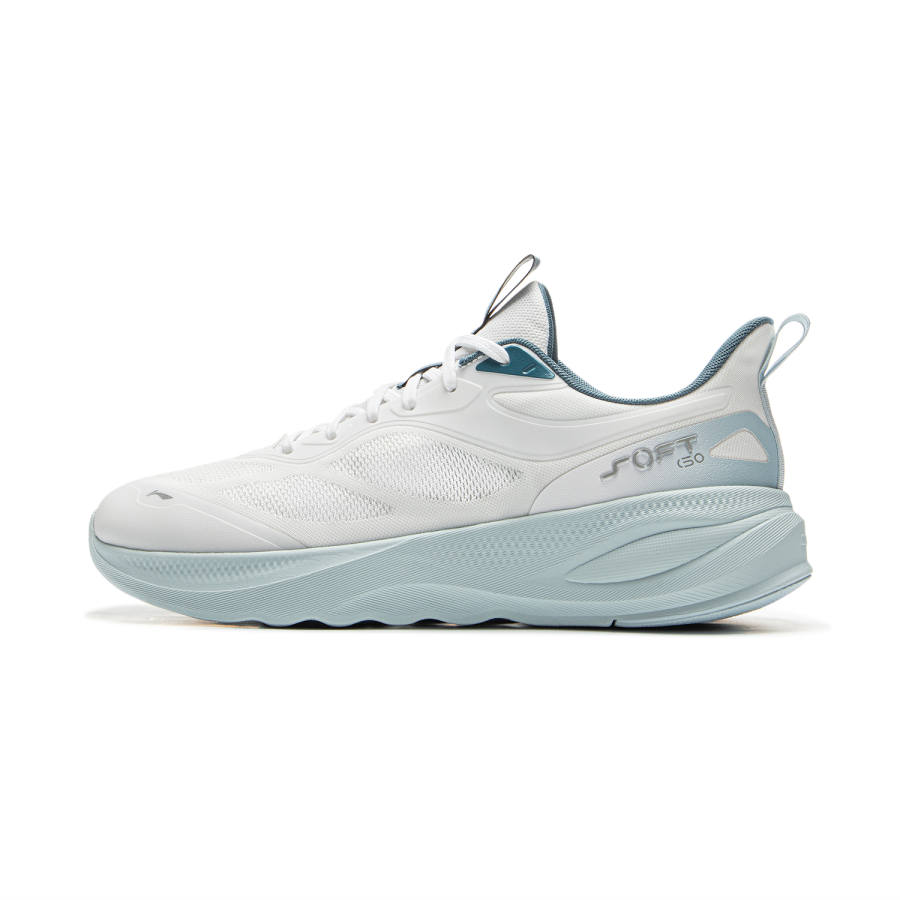 Li-Ning Li Ning Soft Go 2 V4 Cushioning Slip Resistant Abrasion Resistant Low top Casual Shoes Men's White