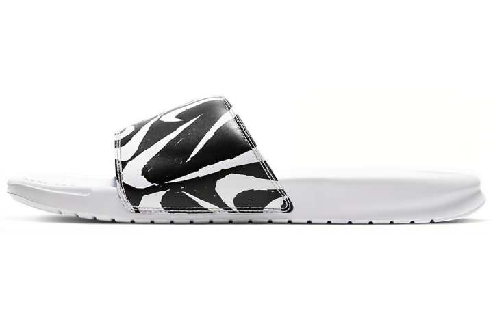 Nike Nike Benassi Jdi Print Slide 'White Black Swoosh'