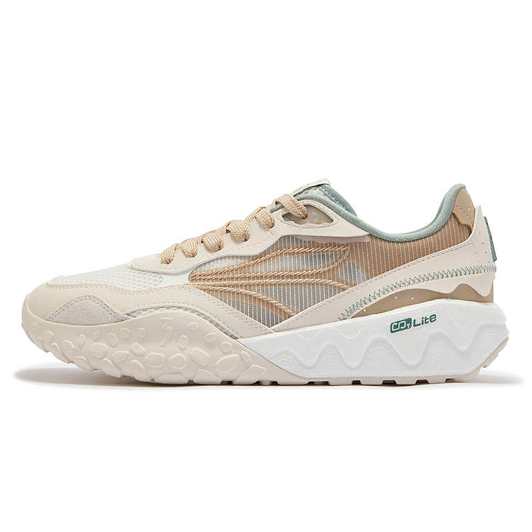 361° Slip Resistant Abrasion Resistant Low top Casual Shoes Men's Lotus Seed White