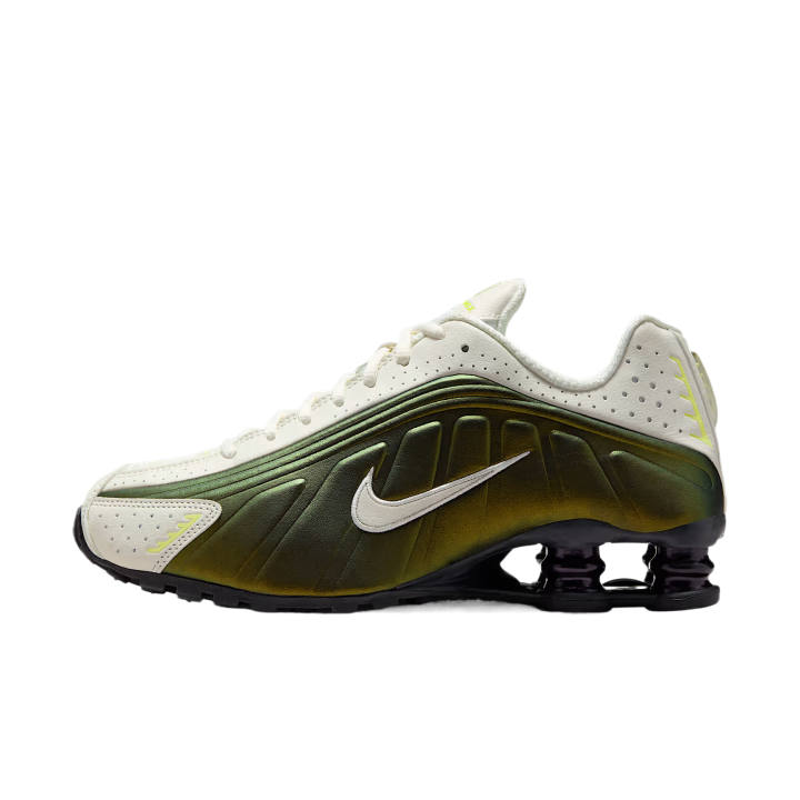 Nike Nike Shox R4 Mid top Casual Shoes Women's Dark Green