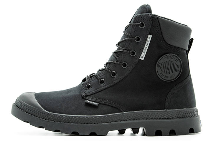 Palladium Pampa Combat Boots Unisex Black