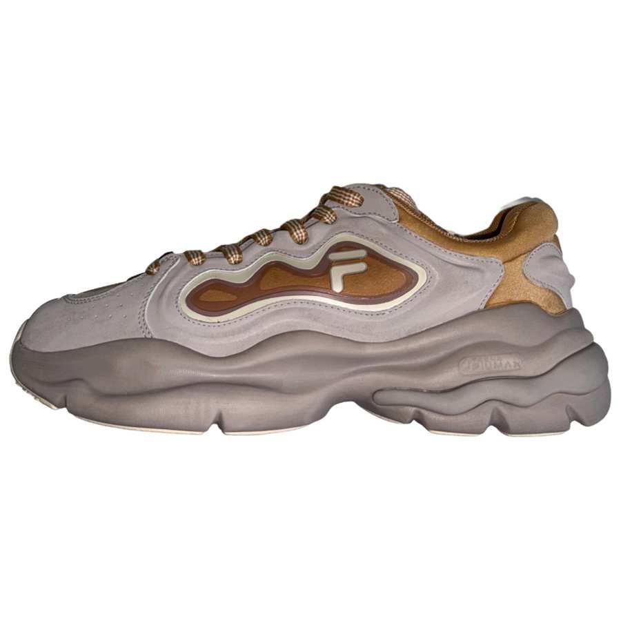 FILA FUSION PALETTE Pen Rack Shoe Classic And Versatile Casual Shoes Men's Brown