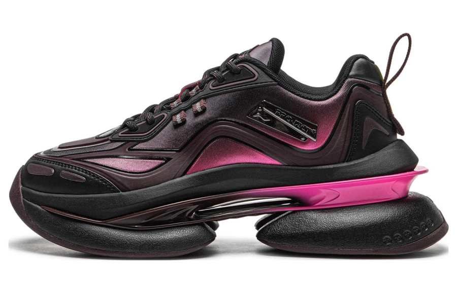 Li-Ning Li Ning Carvelight Slip Resistant Abrasion Resistant Low top Casual Shoes Women's Black