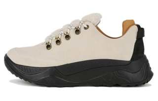 TSUBO UT Shearing Slip Resistant Abrasion Resistant Low top Casual Shoes Unisex Ecru