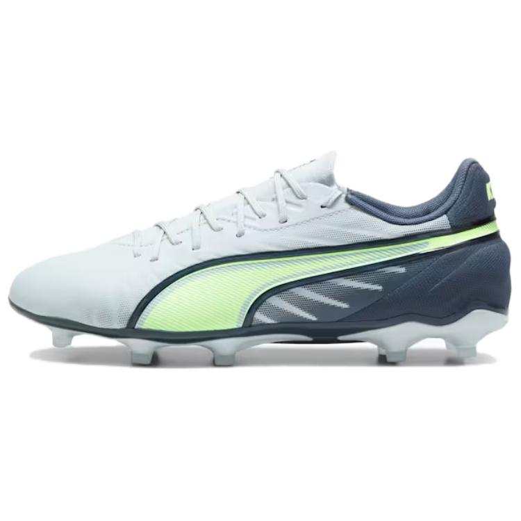 PUMA KING MATCH Comfortable And Lightweight Soccer Shoes Men's Gray Green