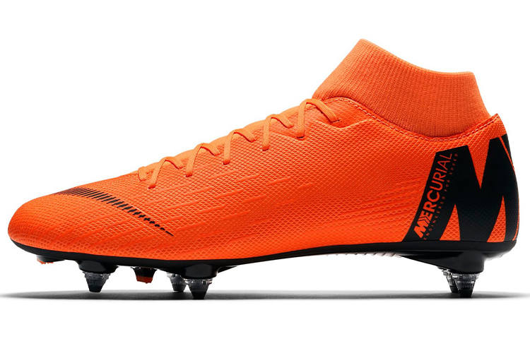 Nike Nike Mercurial Superfly 6 Soccer Shoes Men's Mid Top Orange/Black