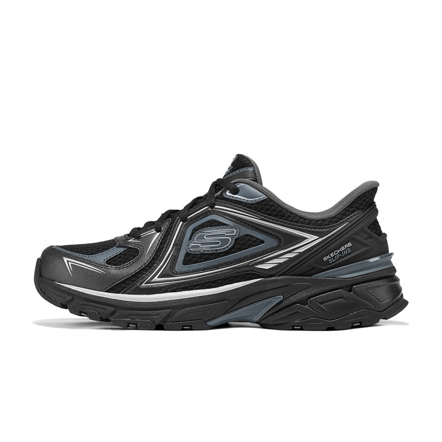Skechers Silver Wing Shoes Abrasion Resistant Lightweight Wear resistant And Lightweight Low top Casual Shoes Men's