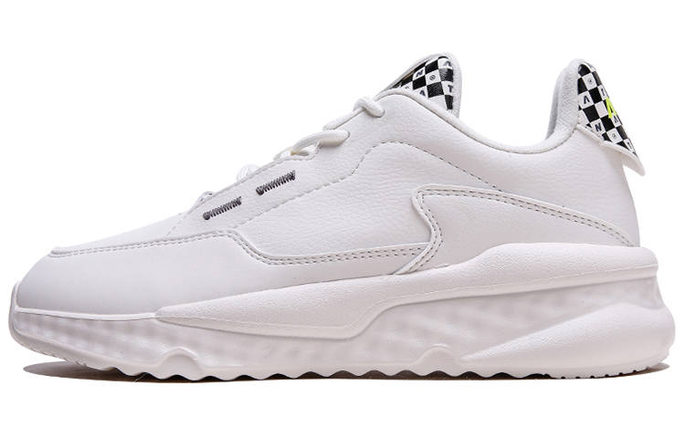 ANTA Casual Shoes Women's Low Top Ivory White/Black