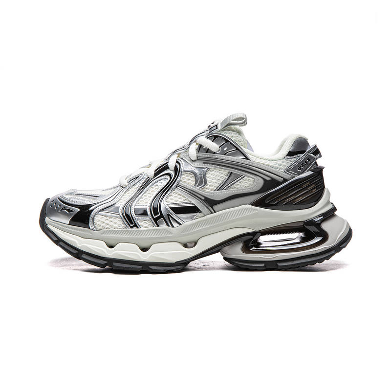 Li-Ning Li Ning Furious Rider BOW Low top Casual Shoes Men's White Silver