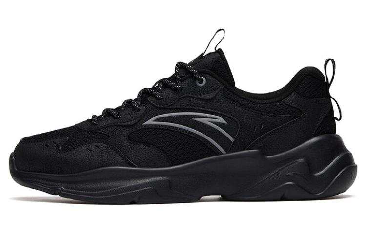 Anta Little Dad Synthetic Leather Cushioning Slip Resistant Abrasion Resistant Lightweight Low top Sports Casual Shoes