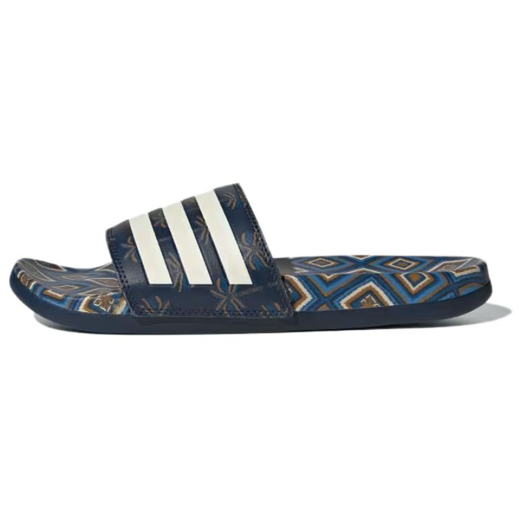 Adidas Adidas Adilette Comfort Sandals Night Indigo Cream White Women's