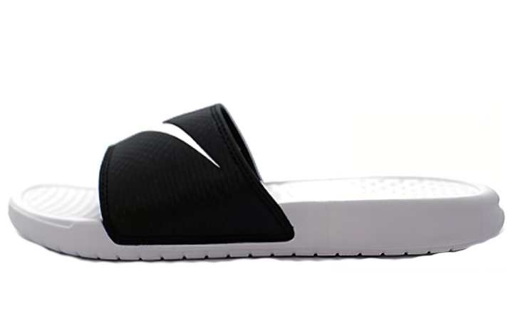 Nike Nike Benassi Jdi White Athleisure Casual Sports Shoe Black White
