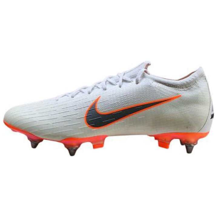 Nike Nike Mercurial Vapor 12 SG Soft Ground Slip Resistant Soccer Shoes Men's White