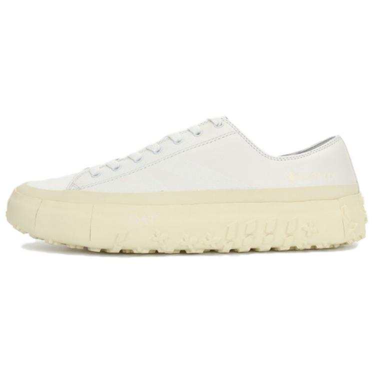 KOLON SPORT Oat Abrasion Resistant Waterproof Wear resistant And Waterproof Low top Casual Shoes Unisex Ecru