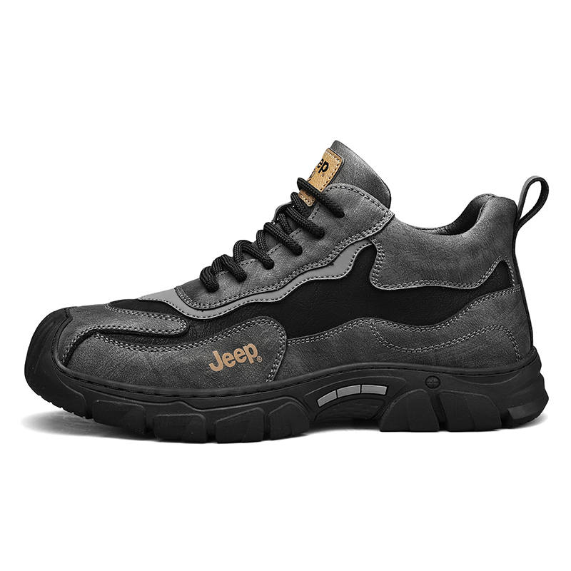 Jeep Jeep Microfiber Leather Mid top Casual Shoes Men's